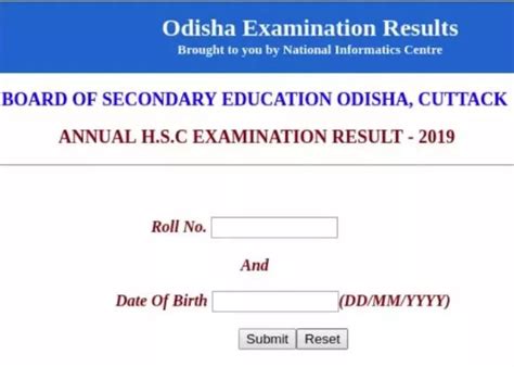 BSE Odisha 10th Result 2021 (OUT) orissaresults.nic.in LIVE.